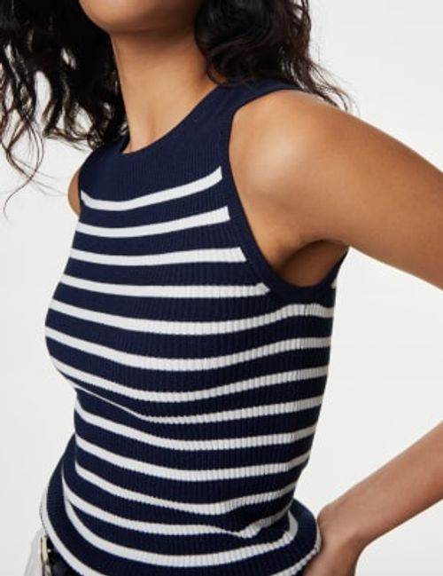 M&S Womens Ribbed Striped...