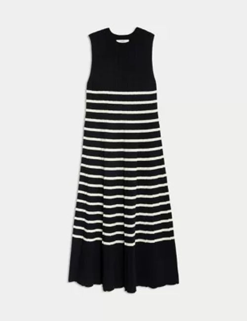 M&S Women's Striped Ribbed...