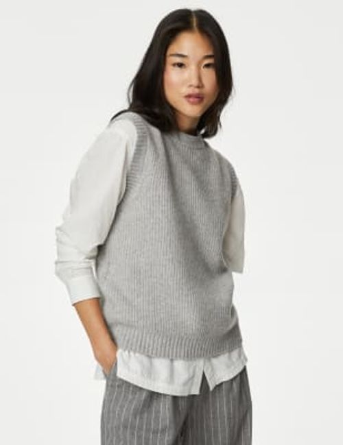 M&S Womens Air-Yarn Ribbed...