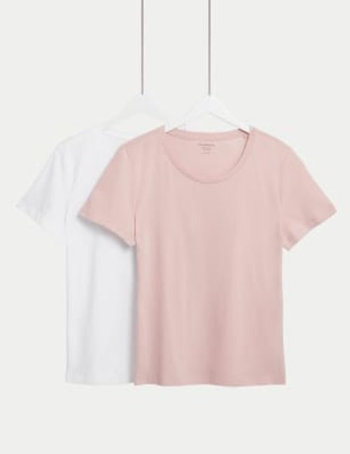 M&S Womens 2pk Pure Cotton...