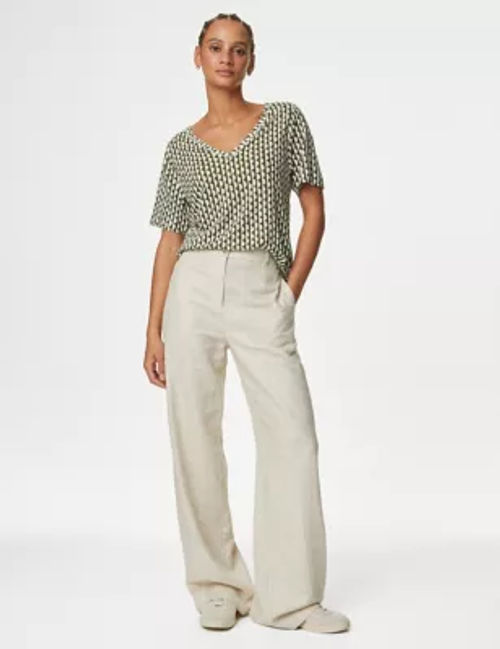 M&S Women's Linen Blend...