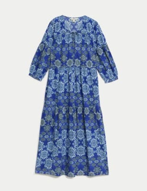 M&S Women's Cotton Rich Print...