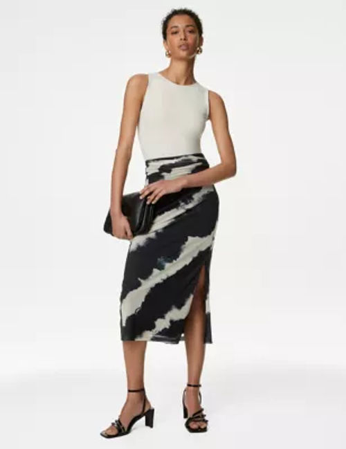 M&S Women's Printed Midi Wrap...