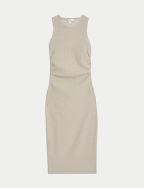 M&S Womens Round Neck Ruched...