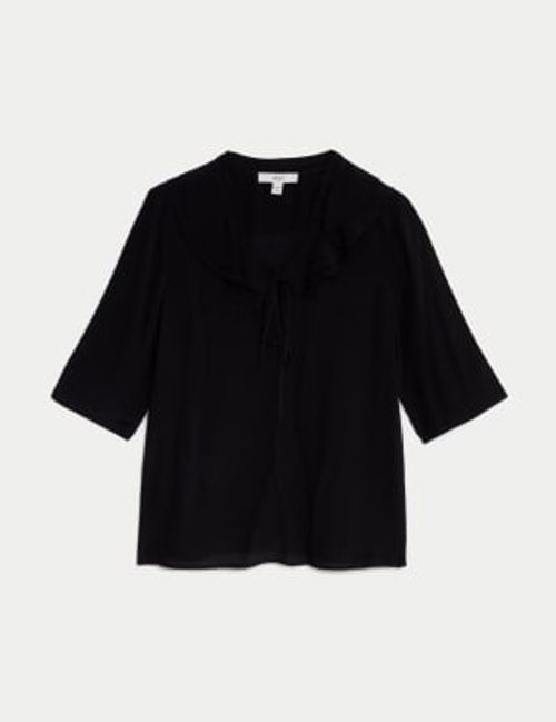 M&S Women's V-Neck Frill...