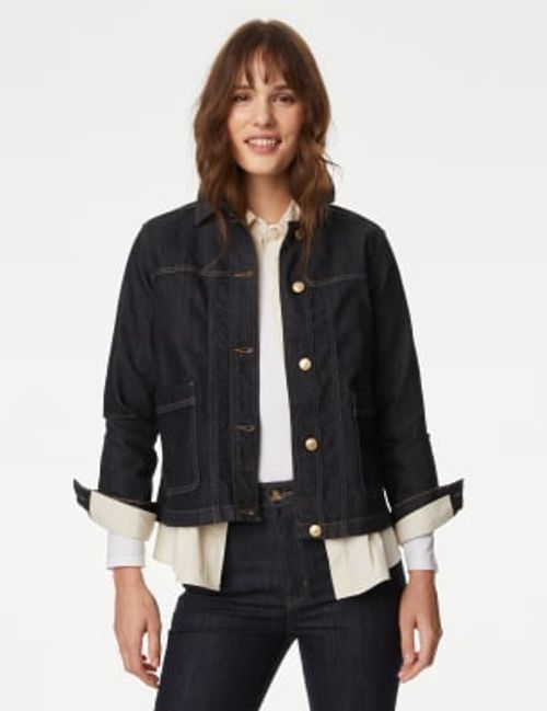 M&S Womens Cotton Rich Denim...