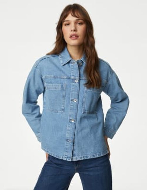 M&S Womens Pure Cotton Denim...