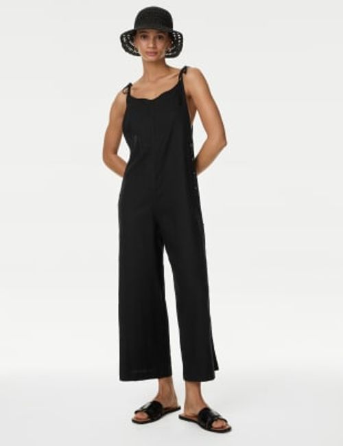 M&S Women's Linen Rich Wide...