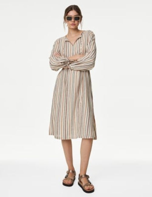 M&S Womens Linen Blend...