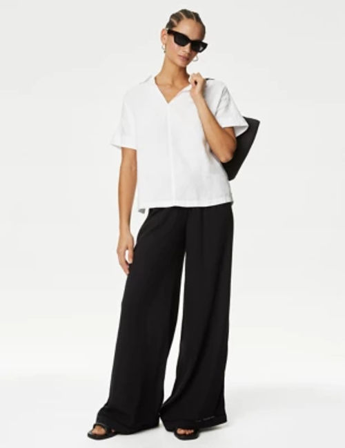 M&S Womens Pure Linen...