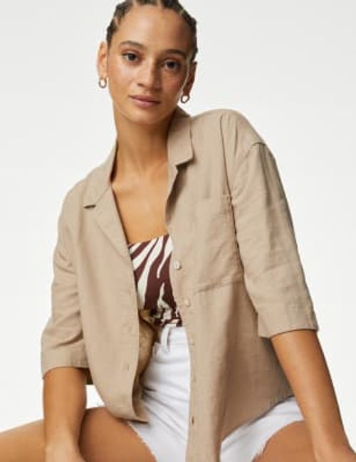 M&S Womens Linen Rich...