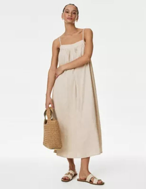 M&S Womens Linen Rich Cami...