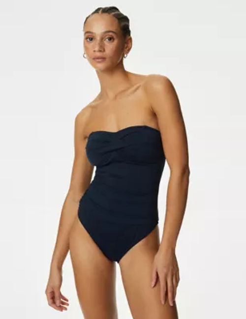 Tummy Control Padded Plunge Swimsuit