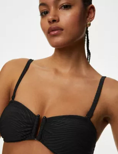 M&S Women's Textured Bandeau...