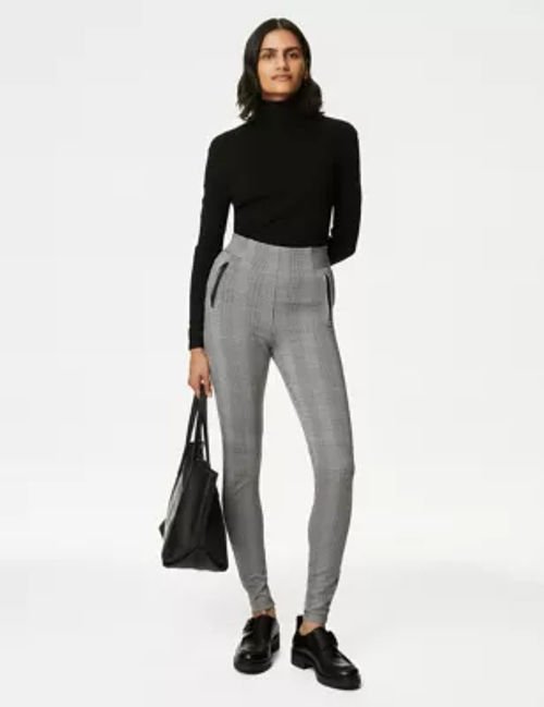 Side Stripe High Waisted Leggings, M&S Collection