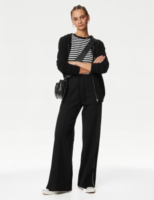 Elasticated Waist Wide Leg Trousers, Finery London