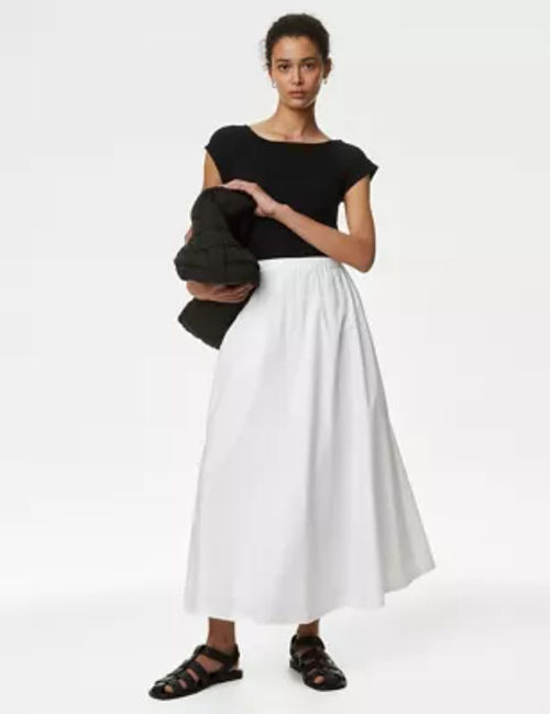 M&S Women's Pure Cotton Midi...