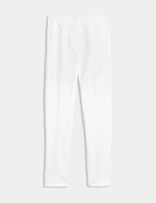 M&S Womens Cotton Blend Slim...