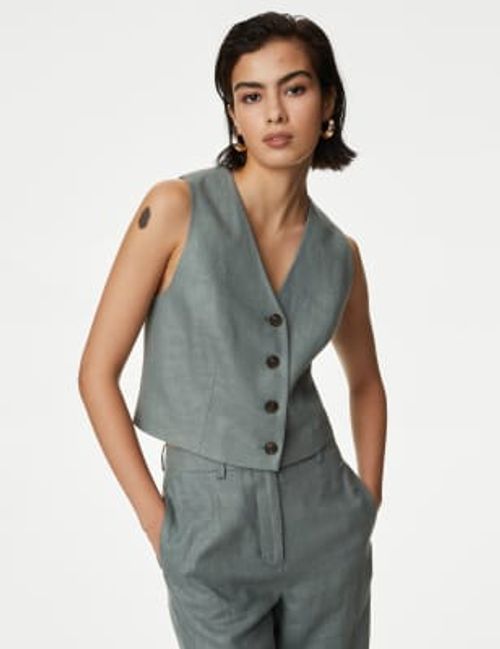 M&S Womens Linen Rich...