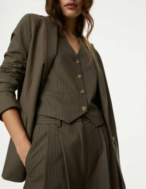 M&S Womens Tailored Pinstripe...