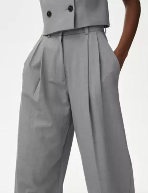 M&S Womens Pleat Front...