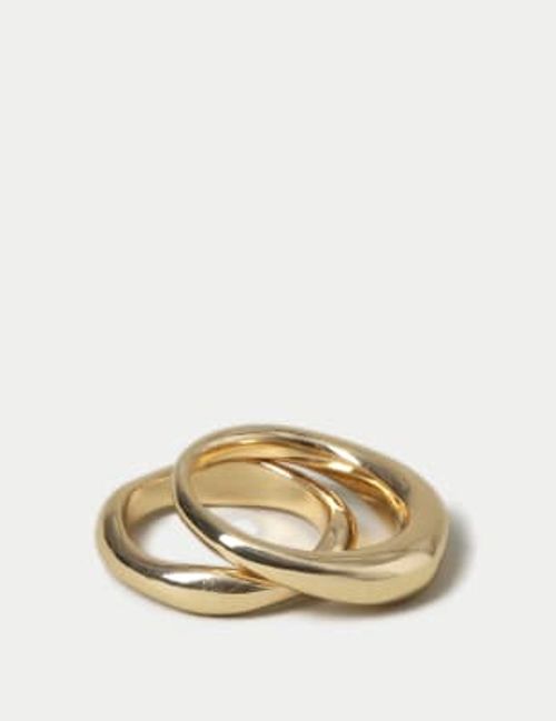 M&S Womens 2 Pack Plain Ring...