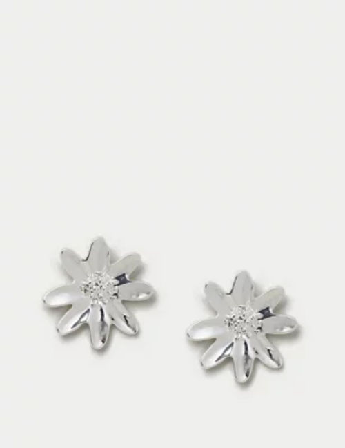M&S Women's Silver Flower...