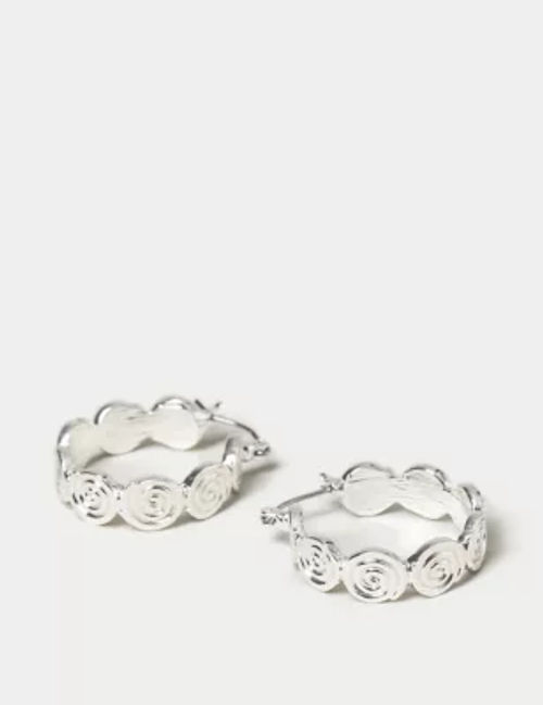 M&S Women's Swirl Small Hoop...