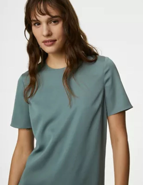 M&S Women's Satin Round Neck...