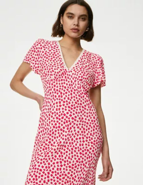 M&S Women's Lace Printed...