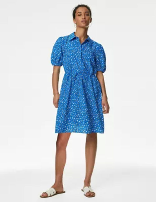 M&S Women's Printed Collared...