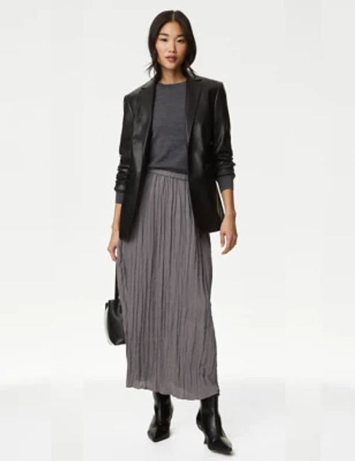 M&S Womens Pleated Midaxi...