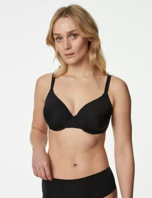 MARKS & SPENCER 3pk Cotton Non Wired Full Cup T-Shirt Bra A-E