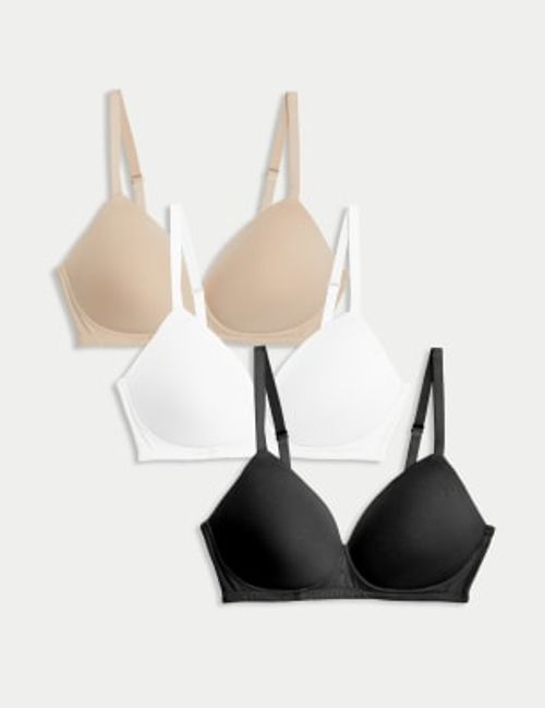 M&S Women's 3pk Non Wired...