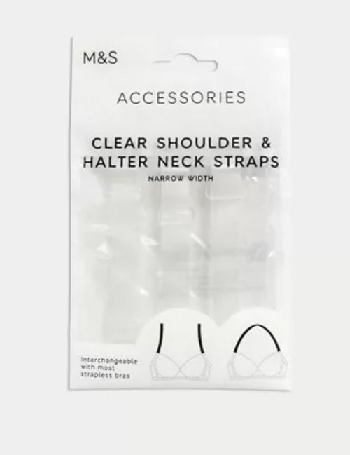 Detachable Clear Bra Straps - Wider Width