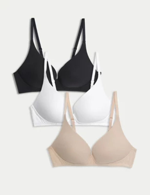 Marks & Spencer Women's Sumptuously Soft Non Wired Padded Full Cup T-Shirt  Bra