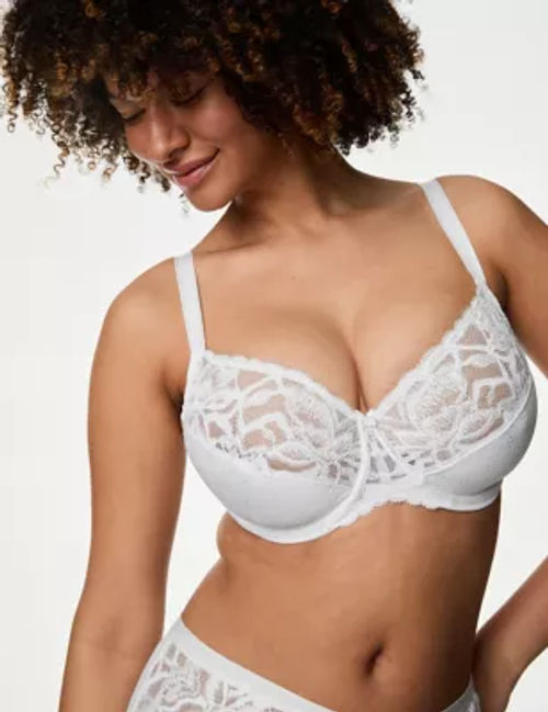 M&S Olivia Embroidered Non-Padded Full Cup Bra – Brand Ministry