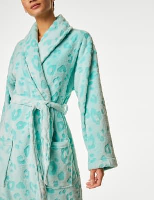 M and s shop zip up dressing gown