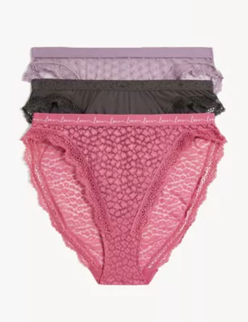 M&S Collection Medium Control Mesh Insert Full Brief Knickers