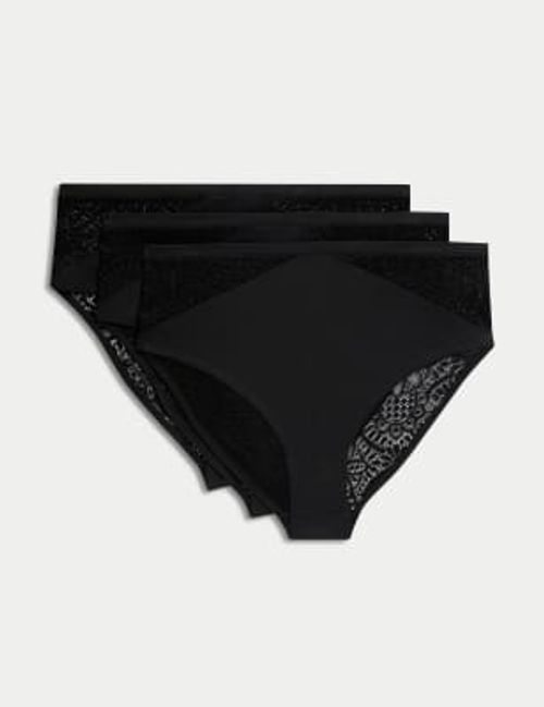 High waist high leg knickers