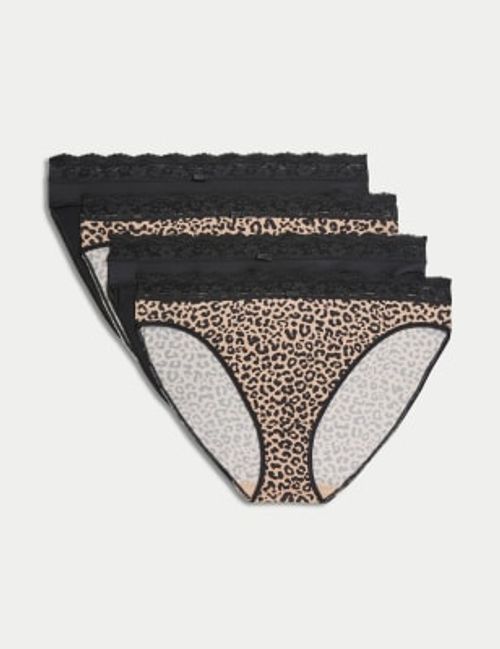 M&S Collection Lace High Leg Knickers, Compare