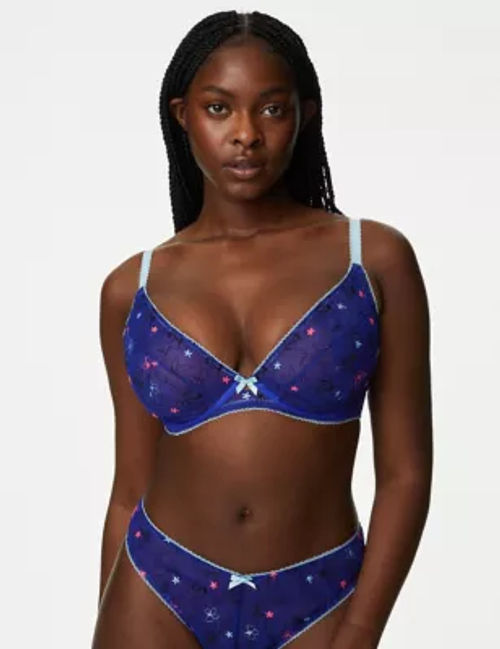 Osaka Embroidery Wired Minimiser Bra C-G, Autograph