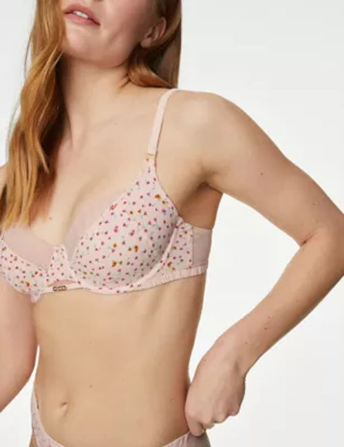 Annie Print Non Wired Bralette, M&S X GHOST