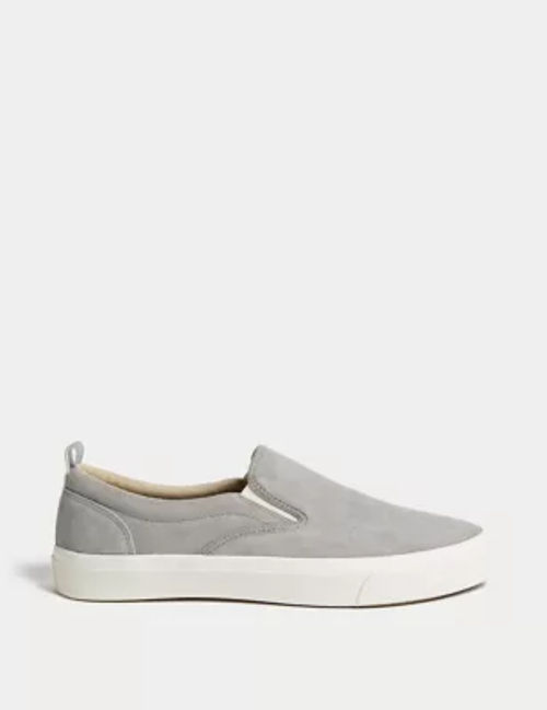 M&S Mens Suede Slip On Pumps...