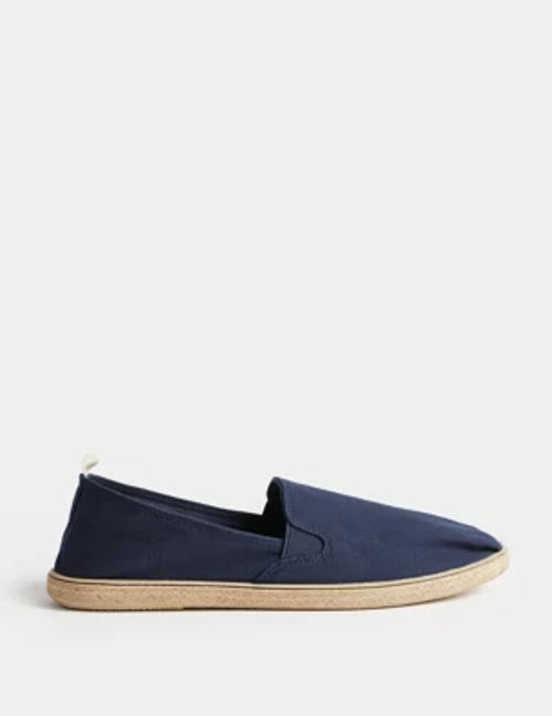 M&S Mens Canvas Espadrilles -...