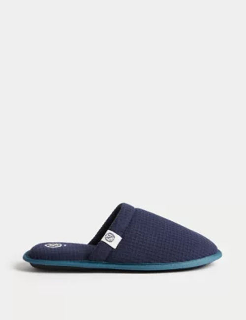M&S Mens Waffle Mule Slippers...