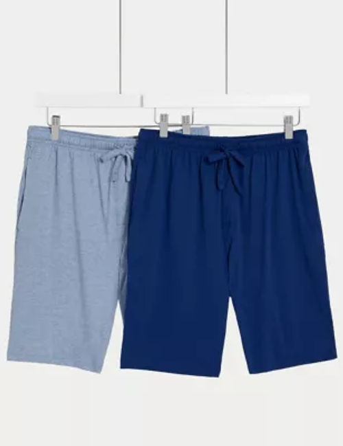 M&S Mens 2pk Cotton Rich...