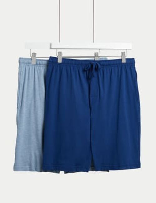 M&S Mens 2pk Cotton Rich...