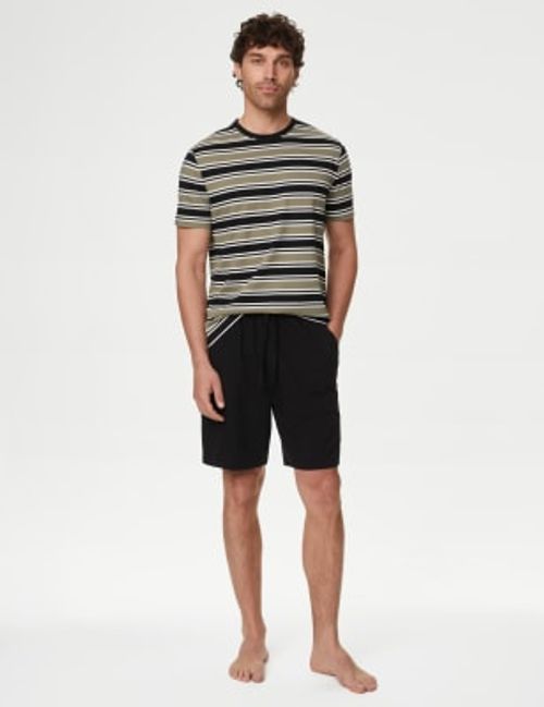 M&S Men's Pure Cotton Striped...