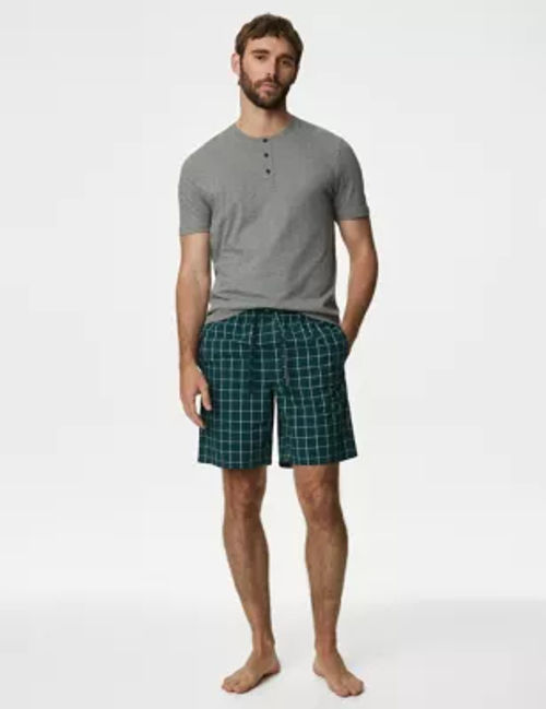 M&S Men's Pure Cotton Checked...